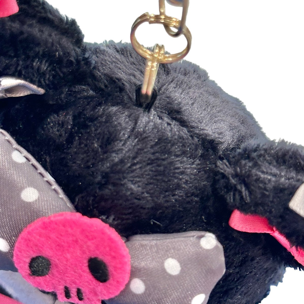 Kuromi "BK" Mascot Plush Keychain