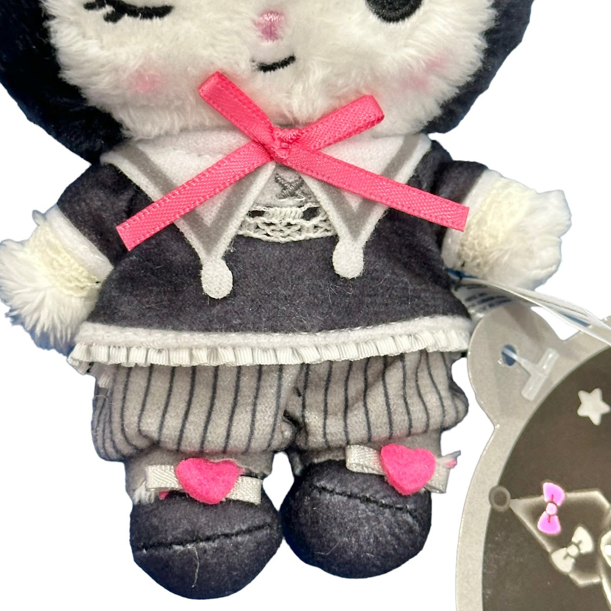 Kuromi "BK" Mascot Plush Keychain