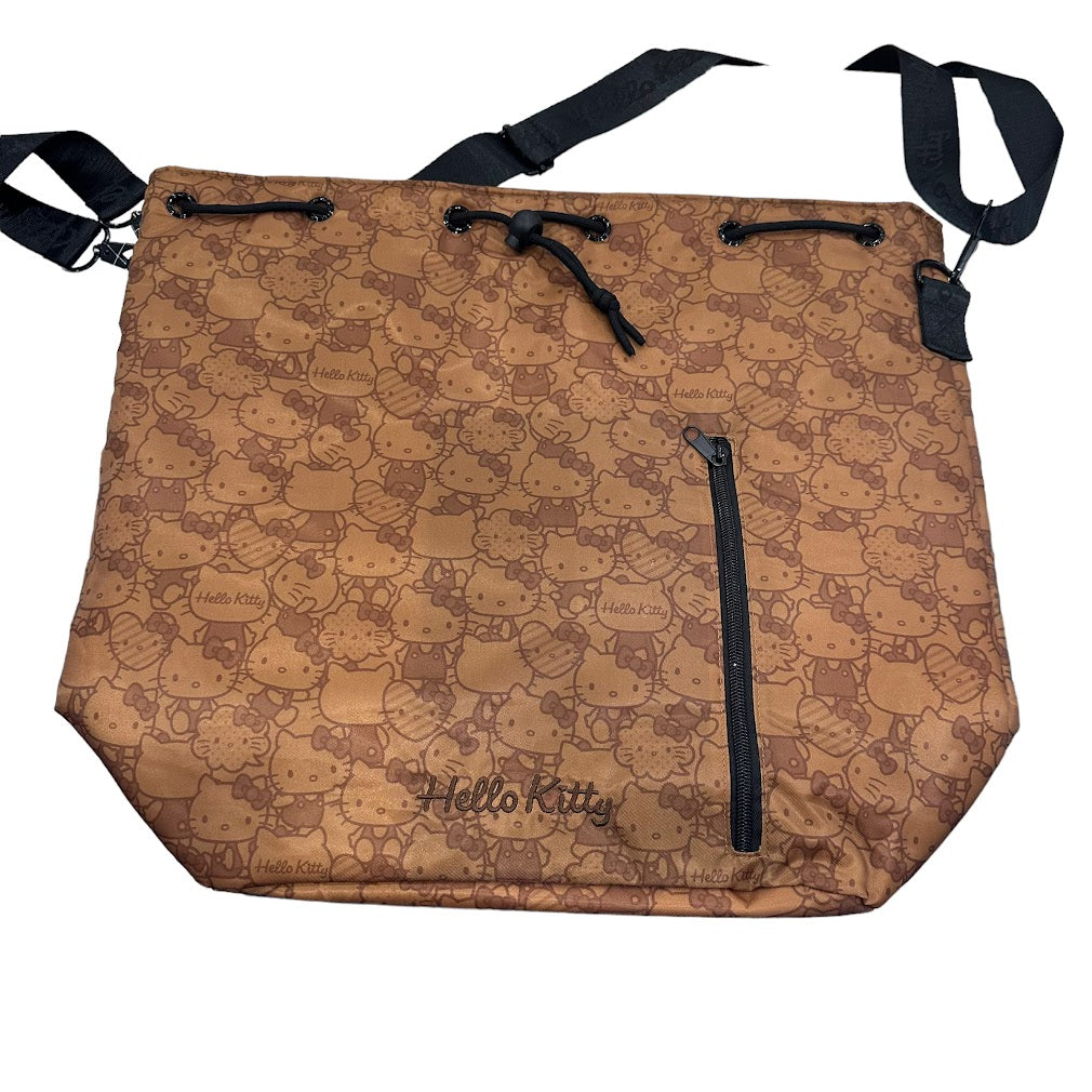 Hello Kitty "Brown Pose" Shoulder Tote Bag