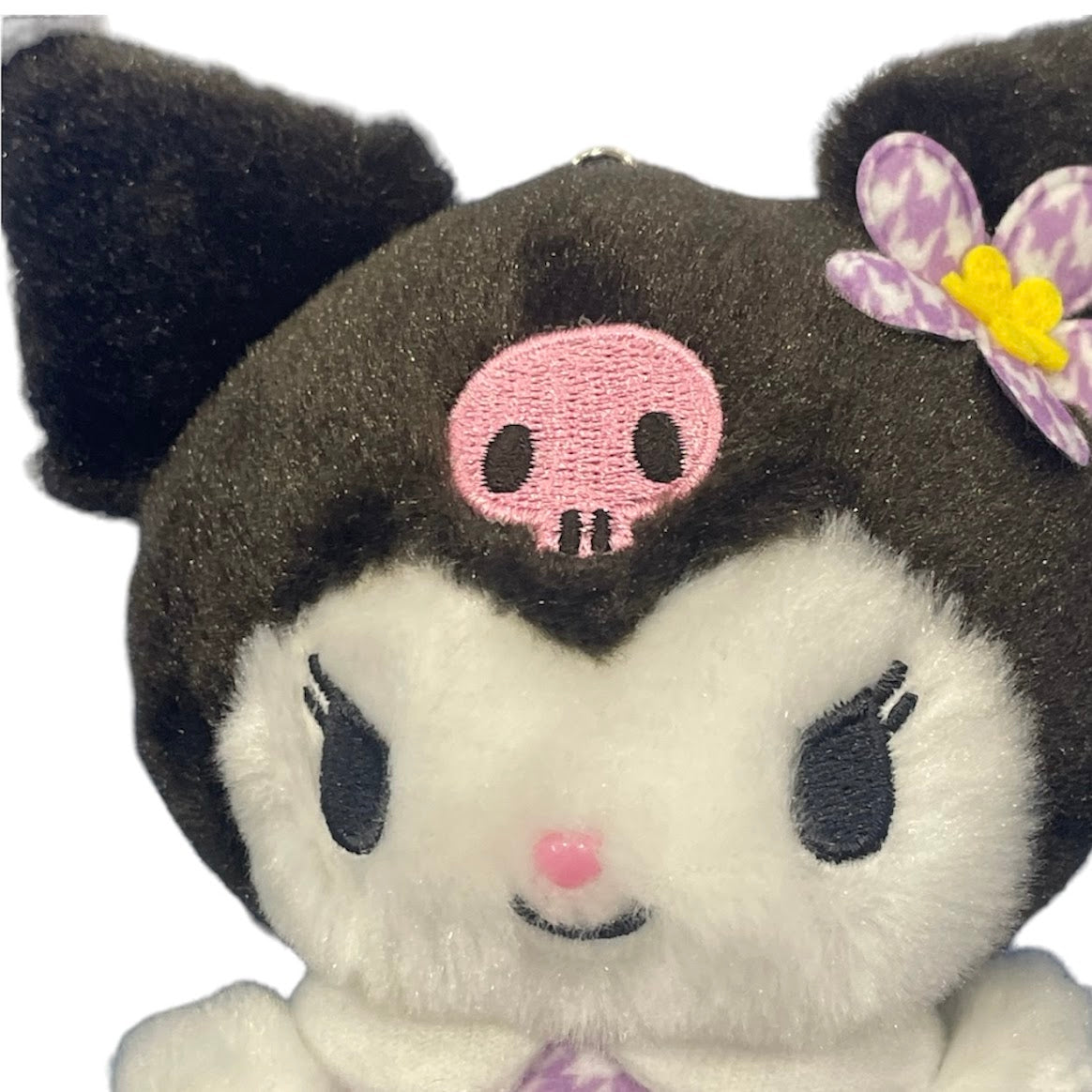 Kuromi "Face" Keychain w/ Mascot