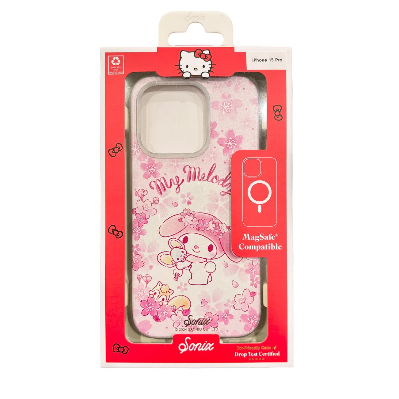 Sonix x My Melody "Sakura Pink" Magsafe iPhone 15 Pro Case