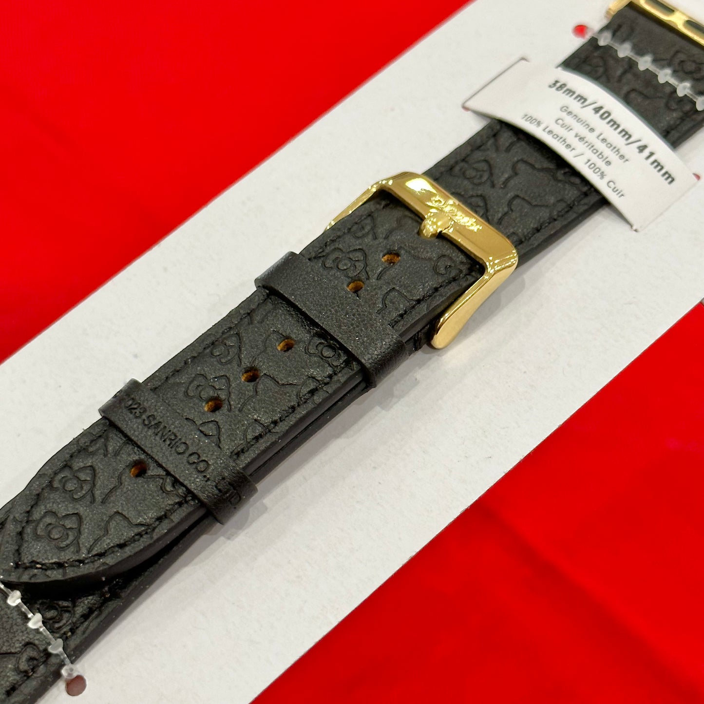 Sonix x Hello Kitty Black Leather Watchband
