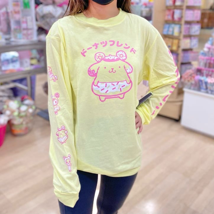tokidoki x Pompompurin "Donut Friend" Long Sleeve Tee