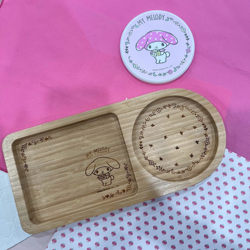 My Melody Tray w/ Coaster