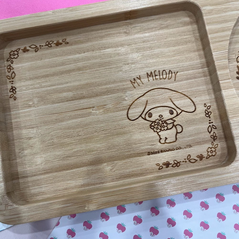 My Melody Tray w/ Coaster