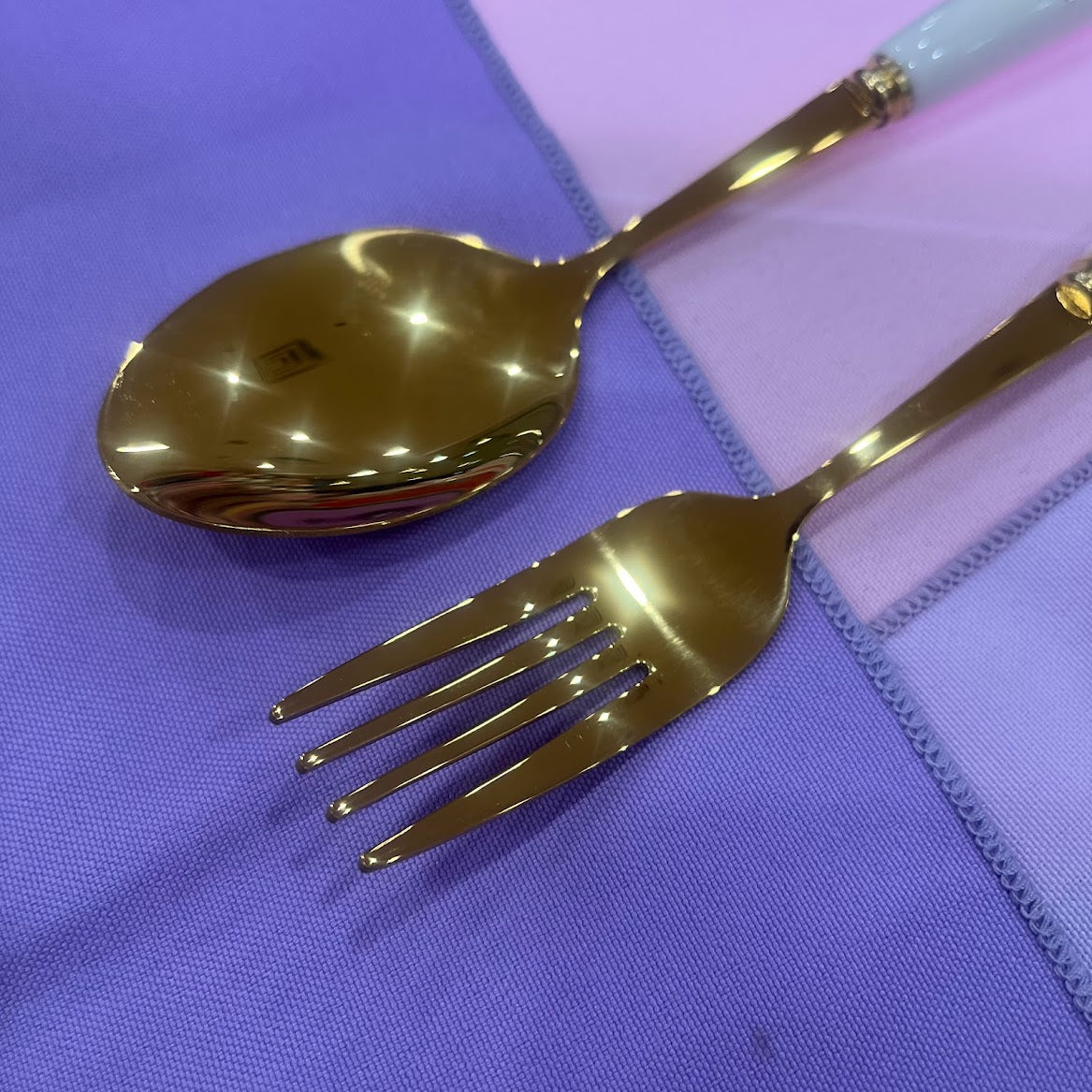 Kuromi Spoon & Fork Set