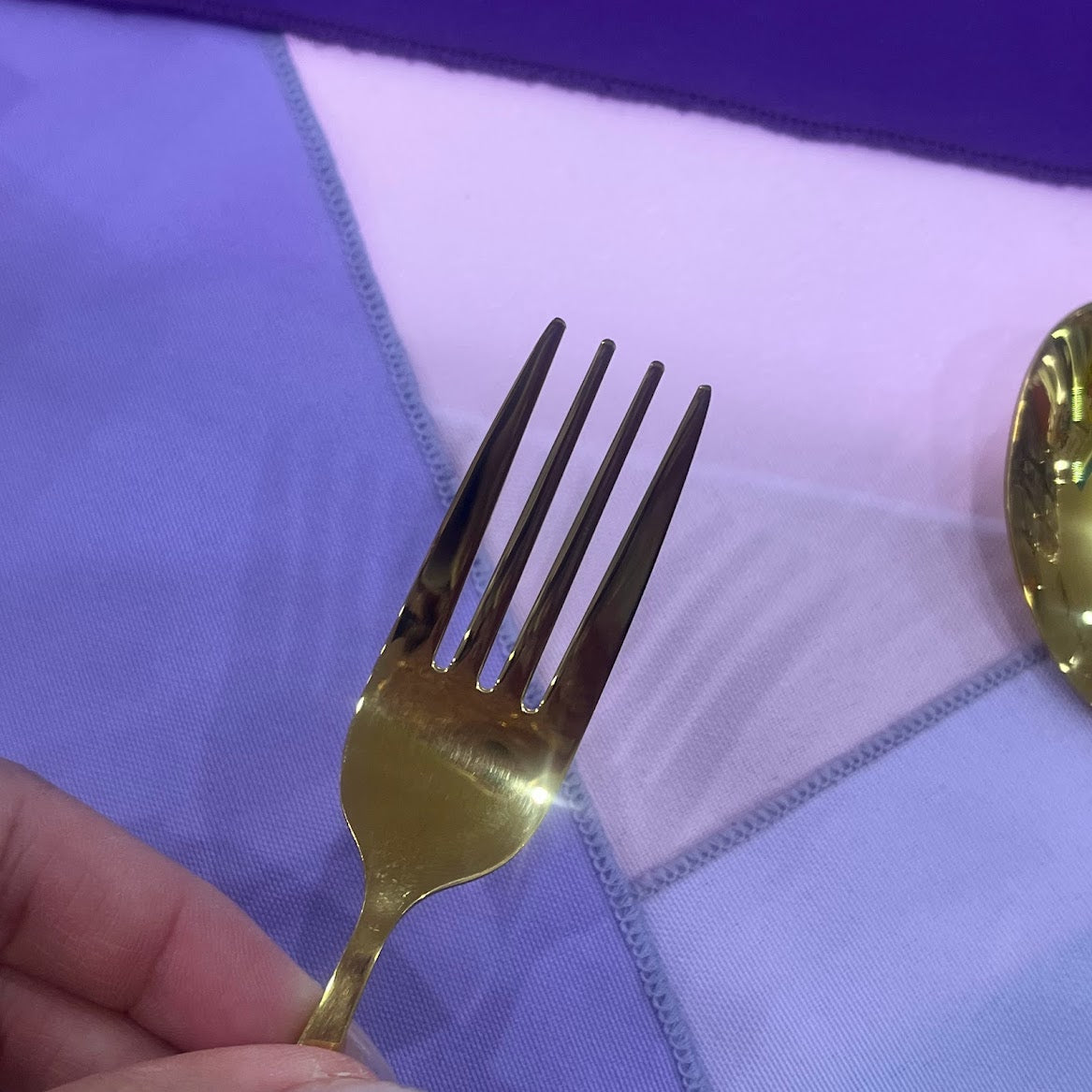 Kuromi Spoon & Fork Set