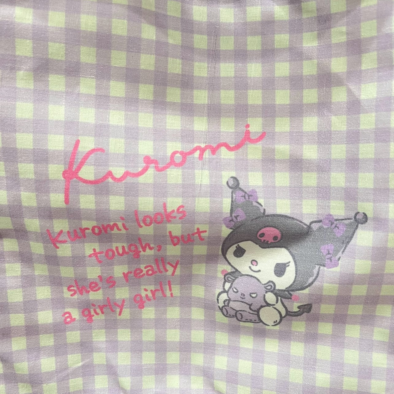 Kuromi Tote & Drawstring Bag