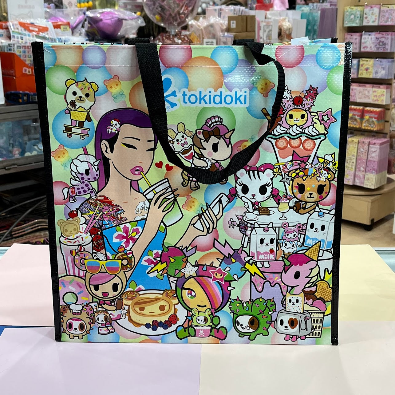 tokidoki "Sweet Cafe" Vinyl Tote