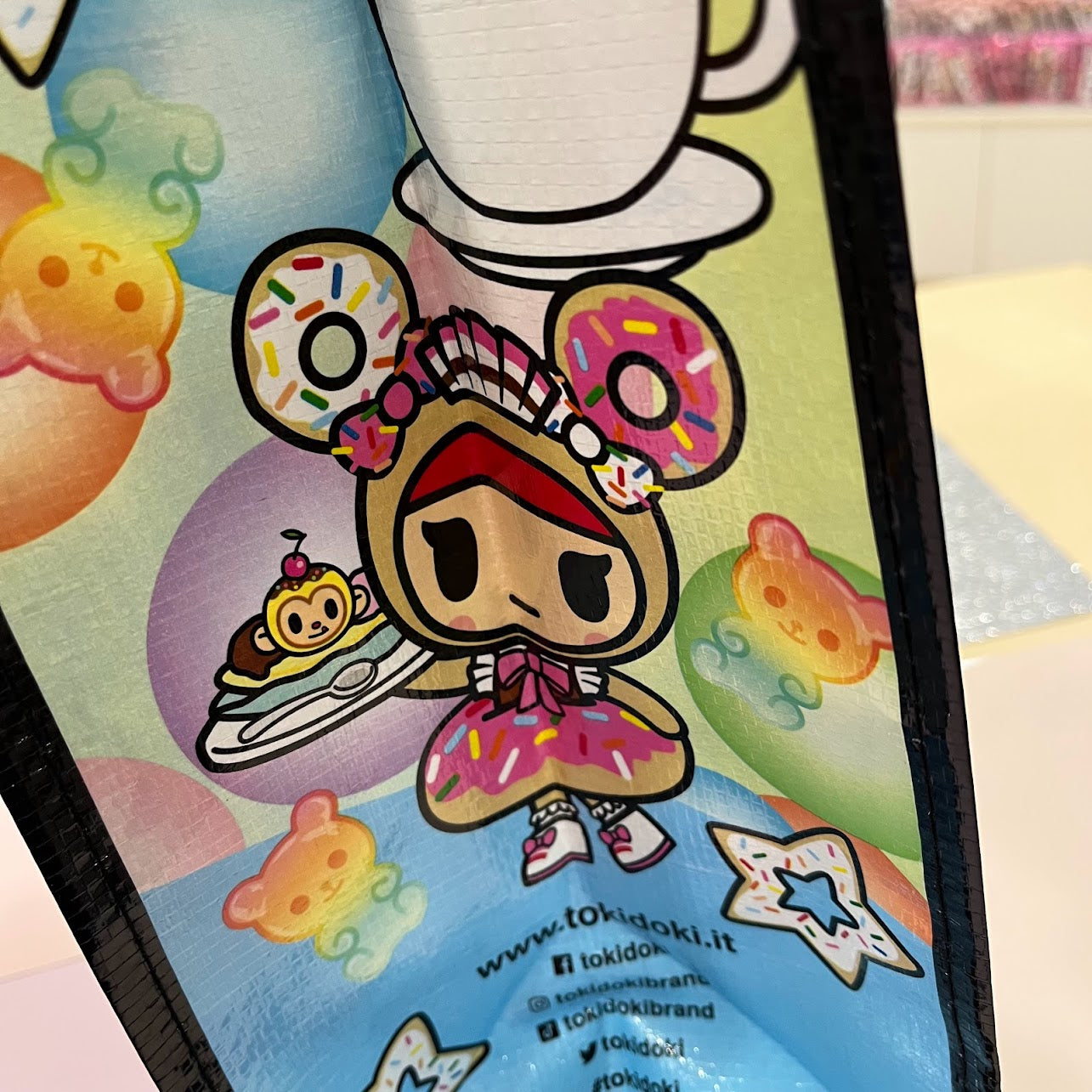 tokidoki "Sweet Cafe" Vinyl Tote