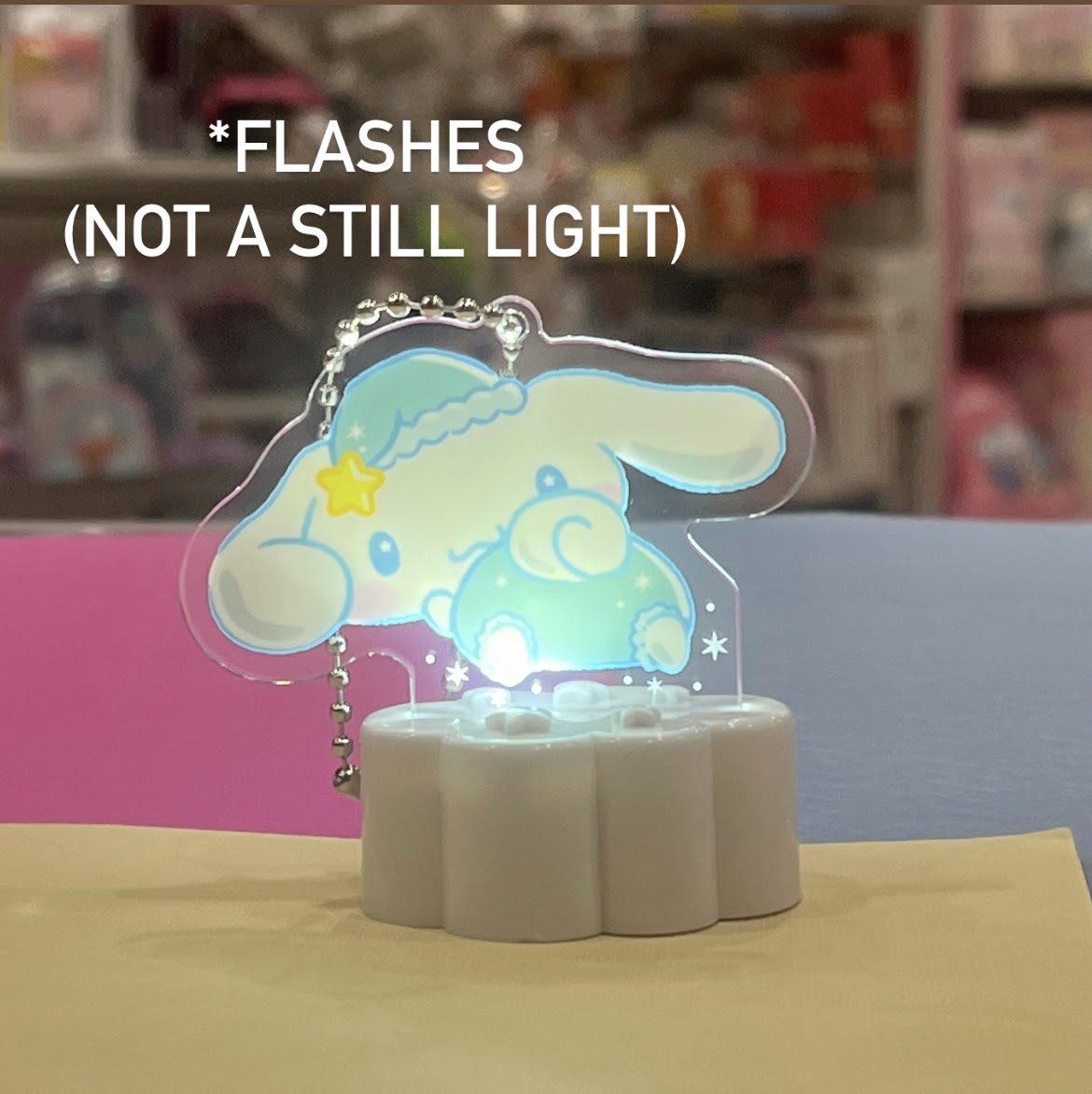 Cinnamoroll Acrylic Stand Light Keychain