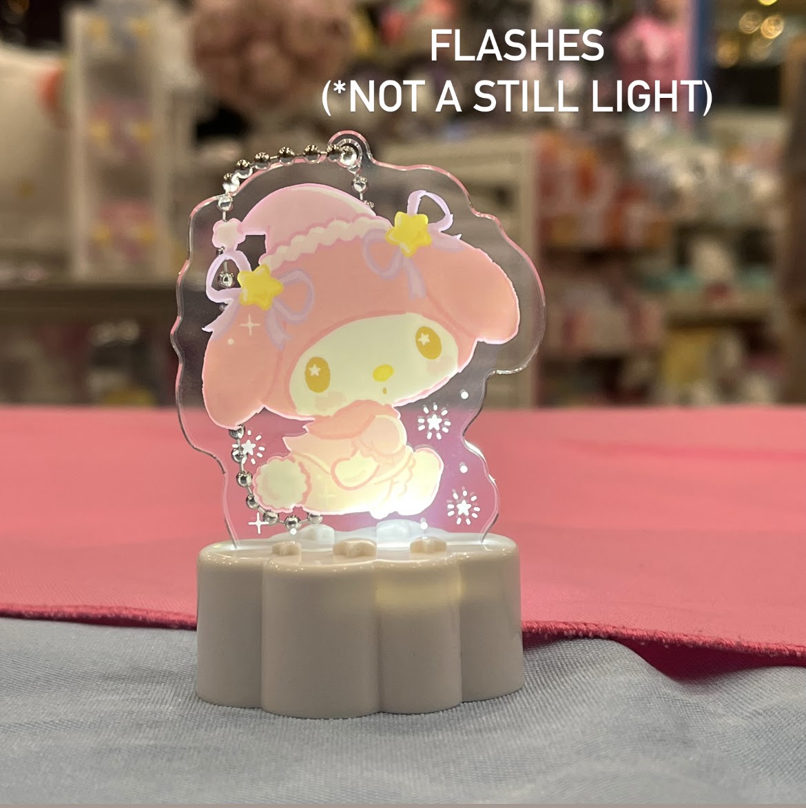 My Melody Acrylic Stand Light Keychain
