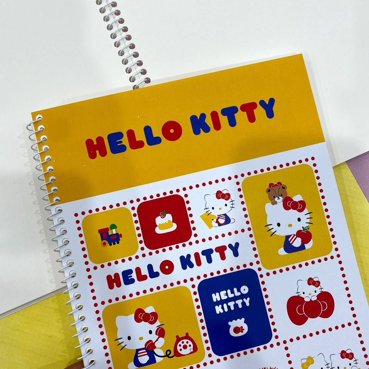 Hello Kitty (Yellow) Unruled Notebook