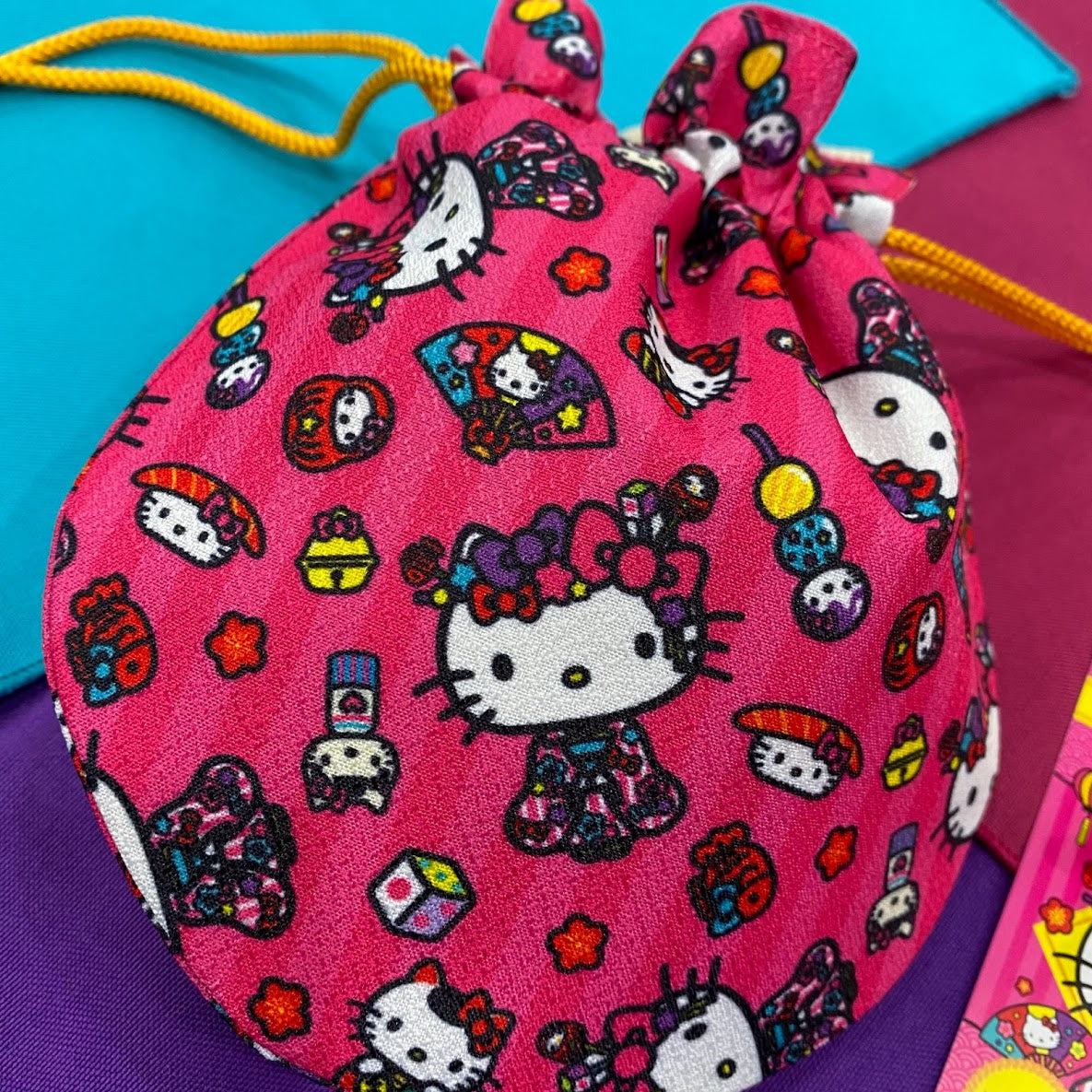 Hello Kitty "Japan Pop" Drawstring Bag