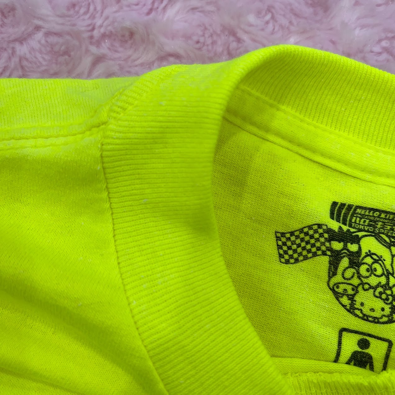 Girl "Tokyo Speed" Badtz Maru/Safety Green Character Long Sleeve