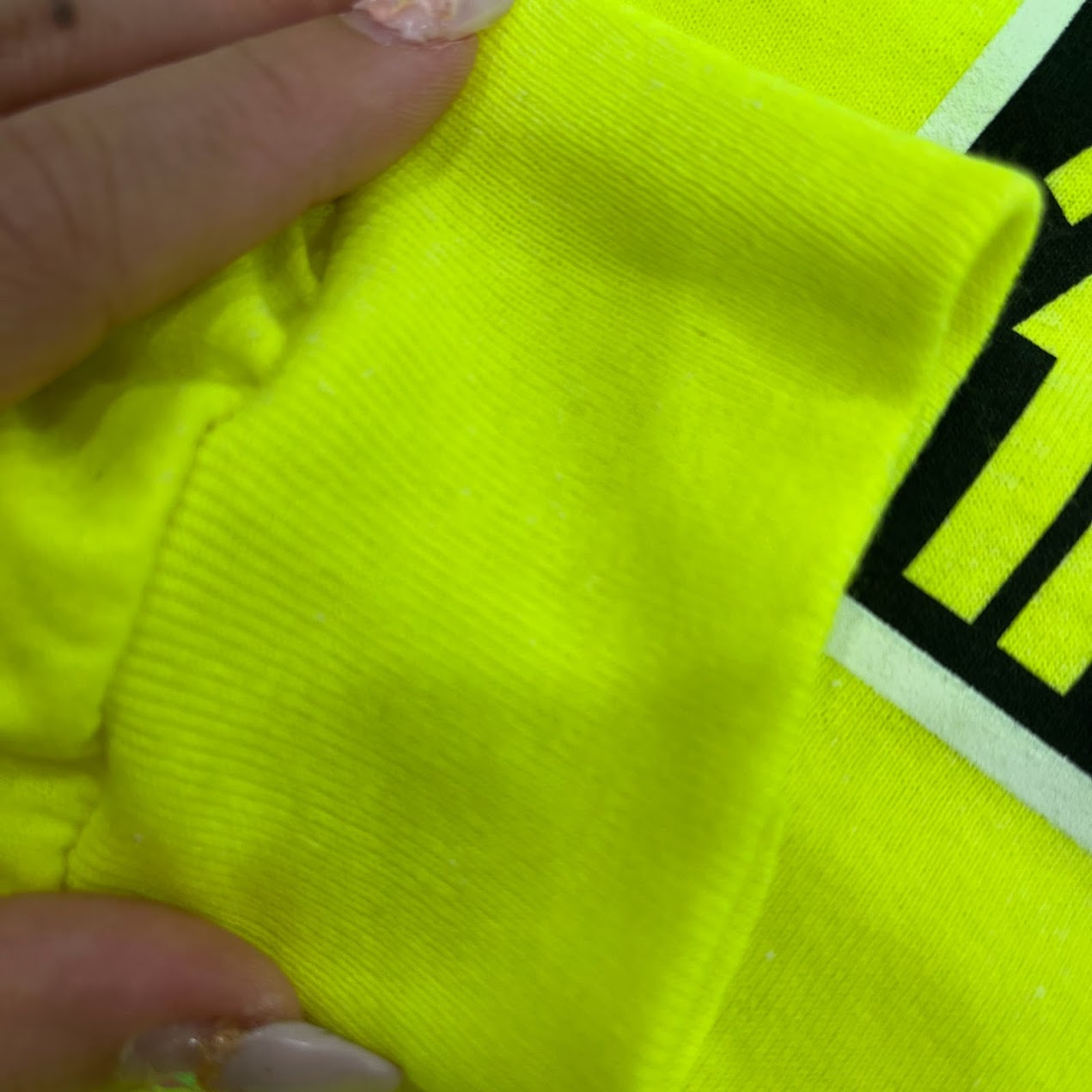 Girl "Tokyo Speed" Badtz Maru/Safety Green Character Long Sleeve