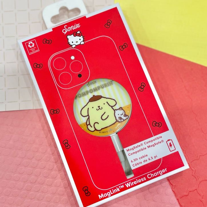 Sonix x Pompompurin & Muffin Magnetic Link Wireless Charger