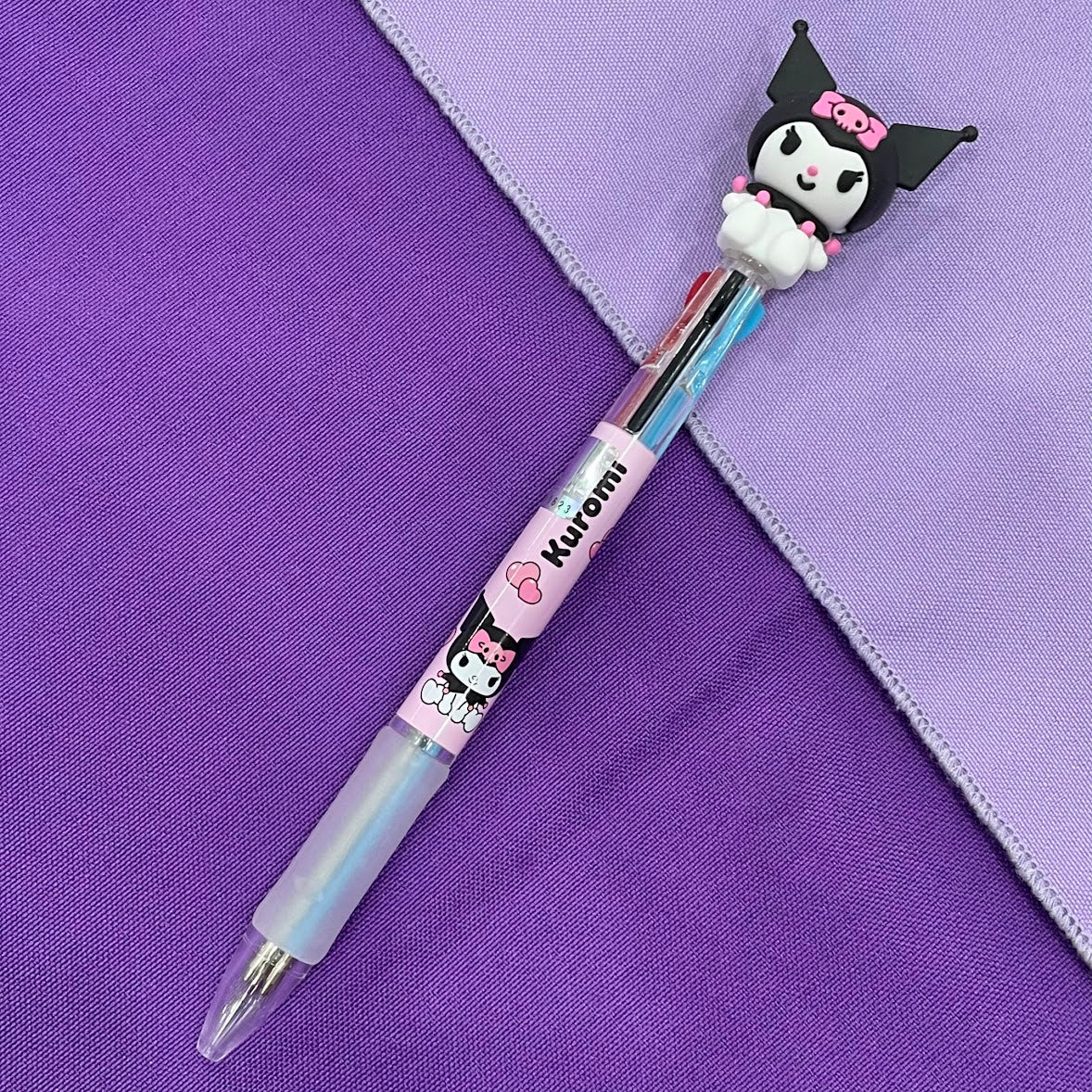Kuromi Figure 3 Color Ballpoint Pen