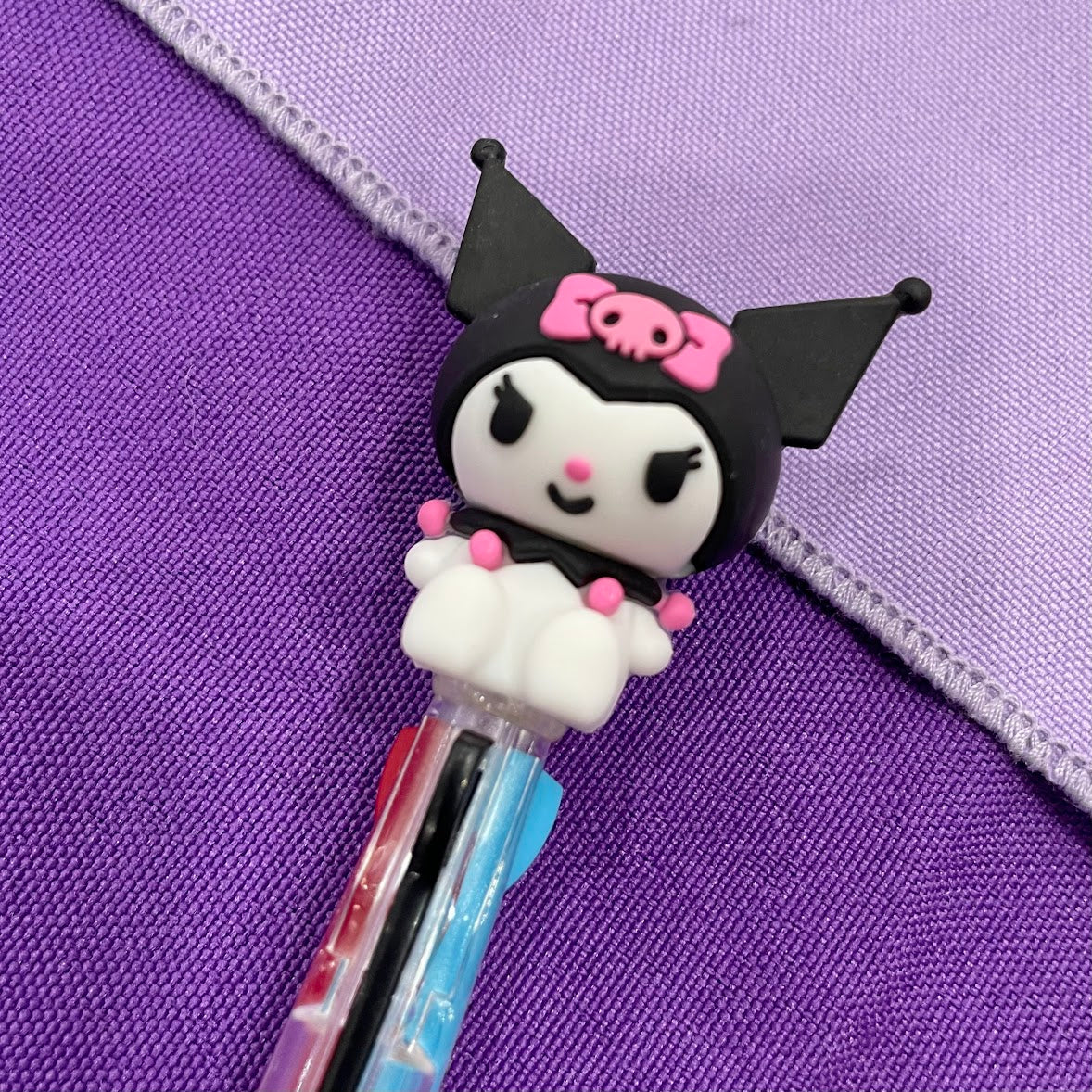 Kuromi Figure 3 Color Ballpoint Pen