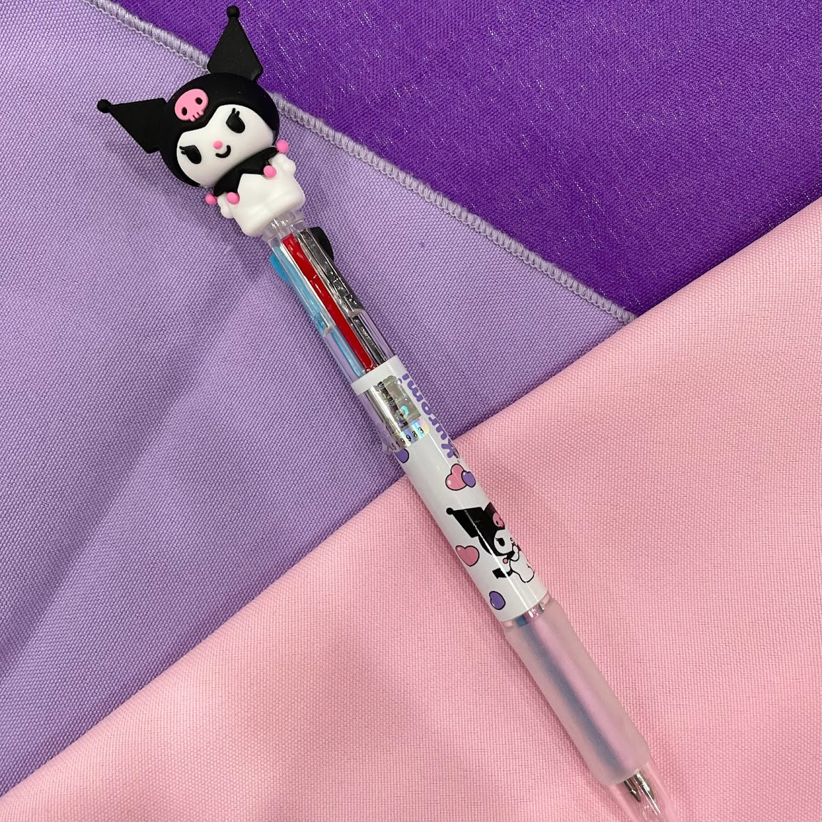 Kuromi Figure 3 Color Ballpoint Pen