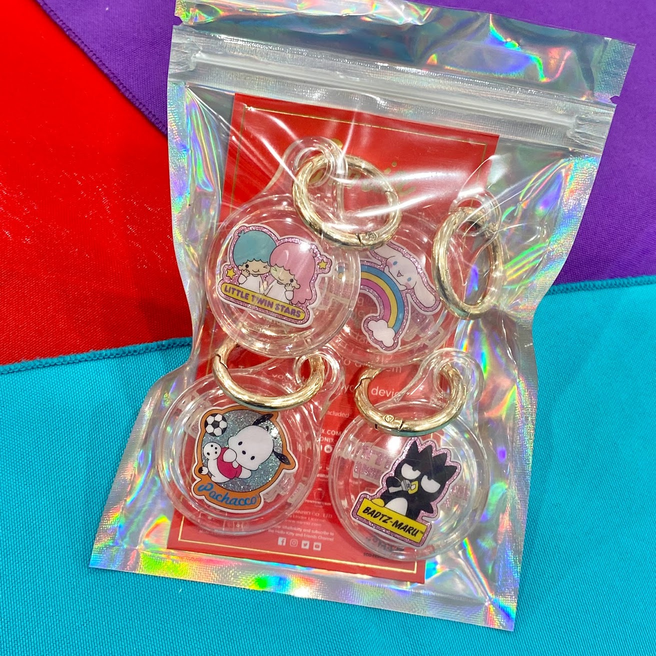Sonix x Hello Kitty & Friends "Sticker" Airtag Covers 4-Pack