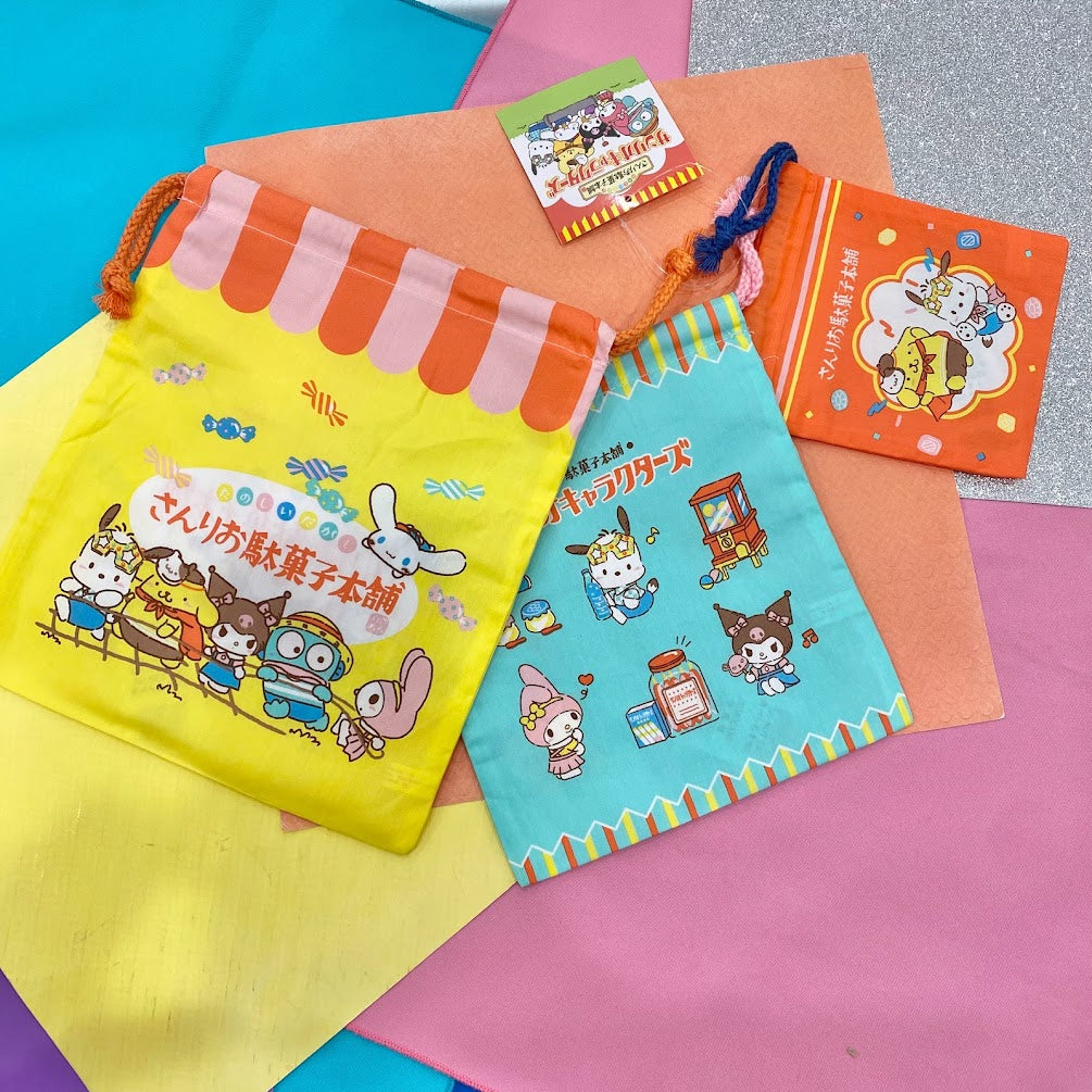 Sanrio Characters "SDH" Drawstring Bag