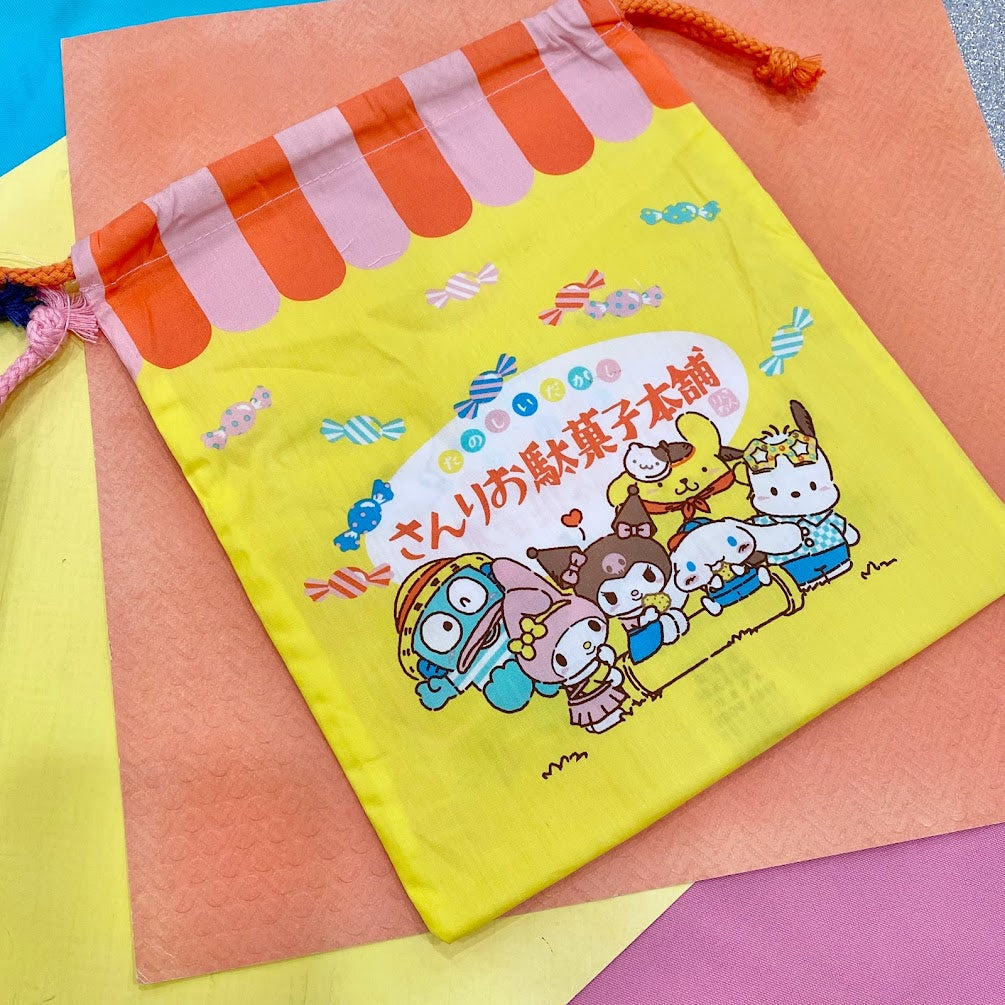 Sanrio Characters "SDH" Drawstring Bag
