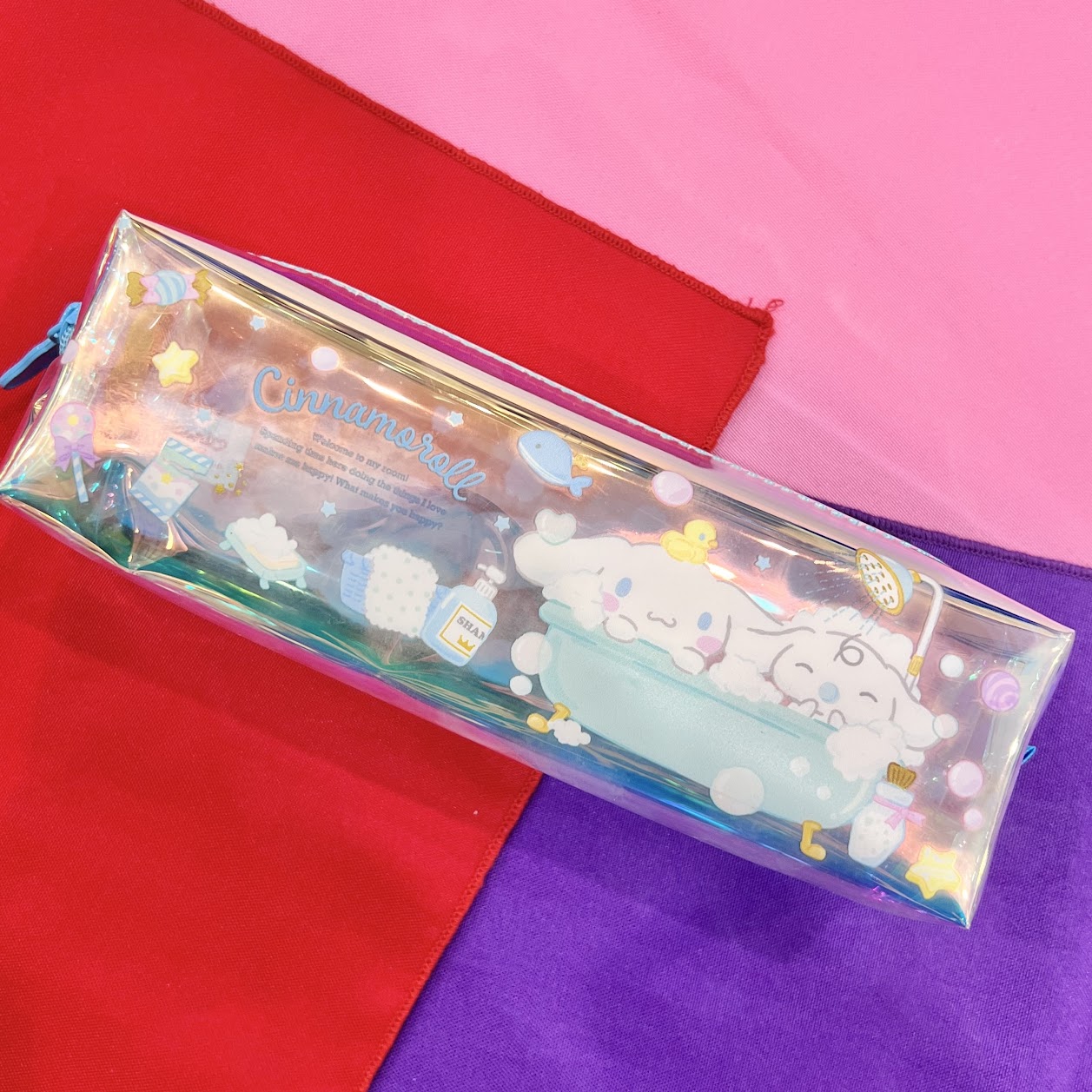 Cinnamoroll Hologram Pencil Pouch