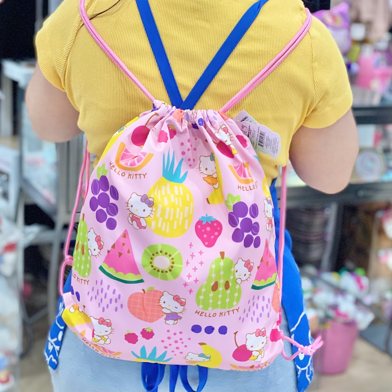 Hello Kitty "Fruit" Drawstring Bag