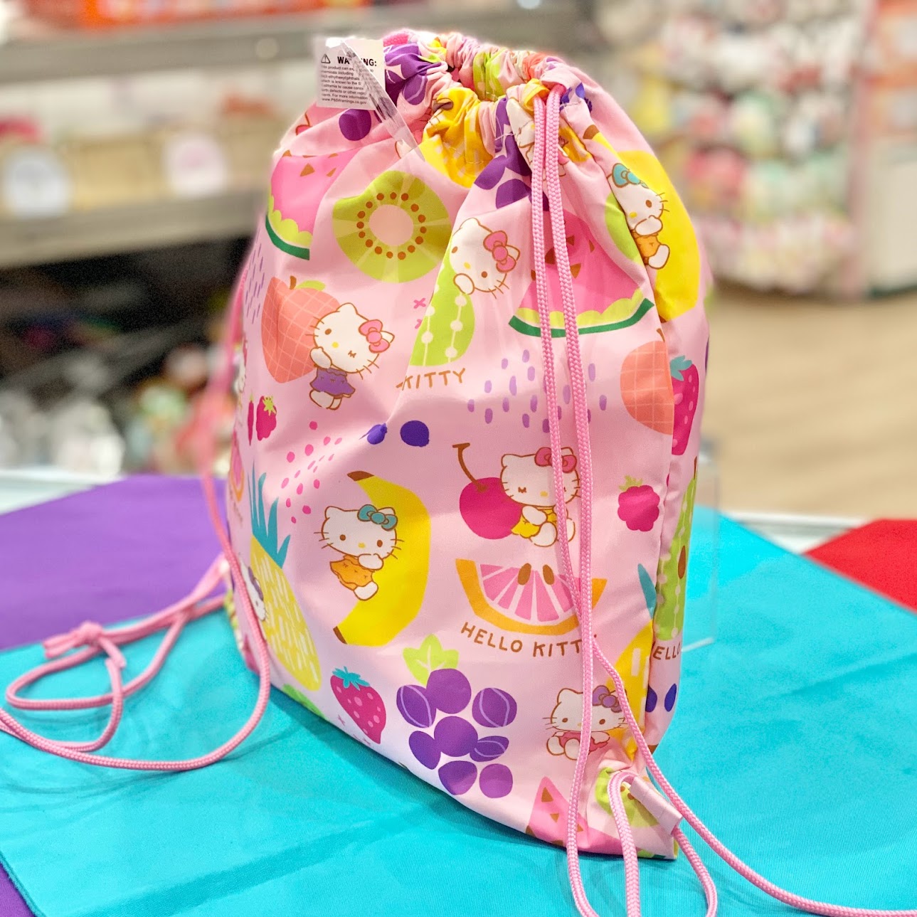 Hello Kitty "Fruit" Drawstring Bag