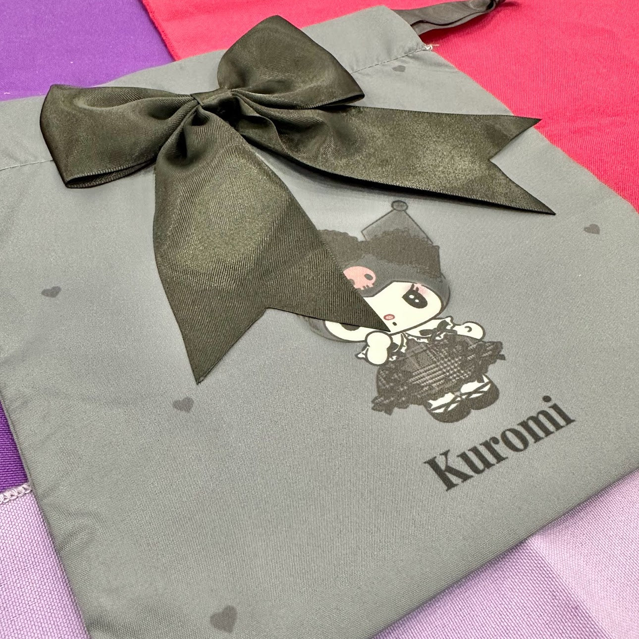Kuromi "MLKR2" Drawstring Bag