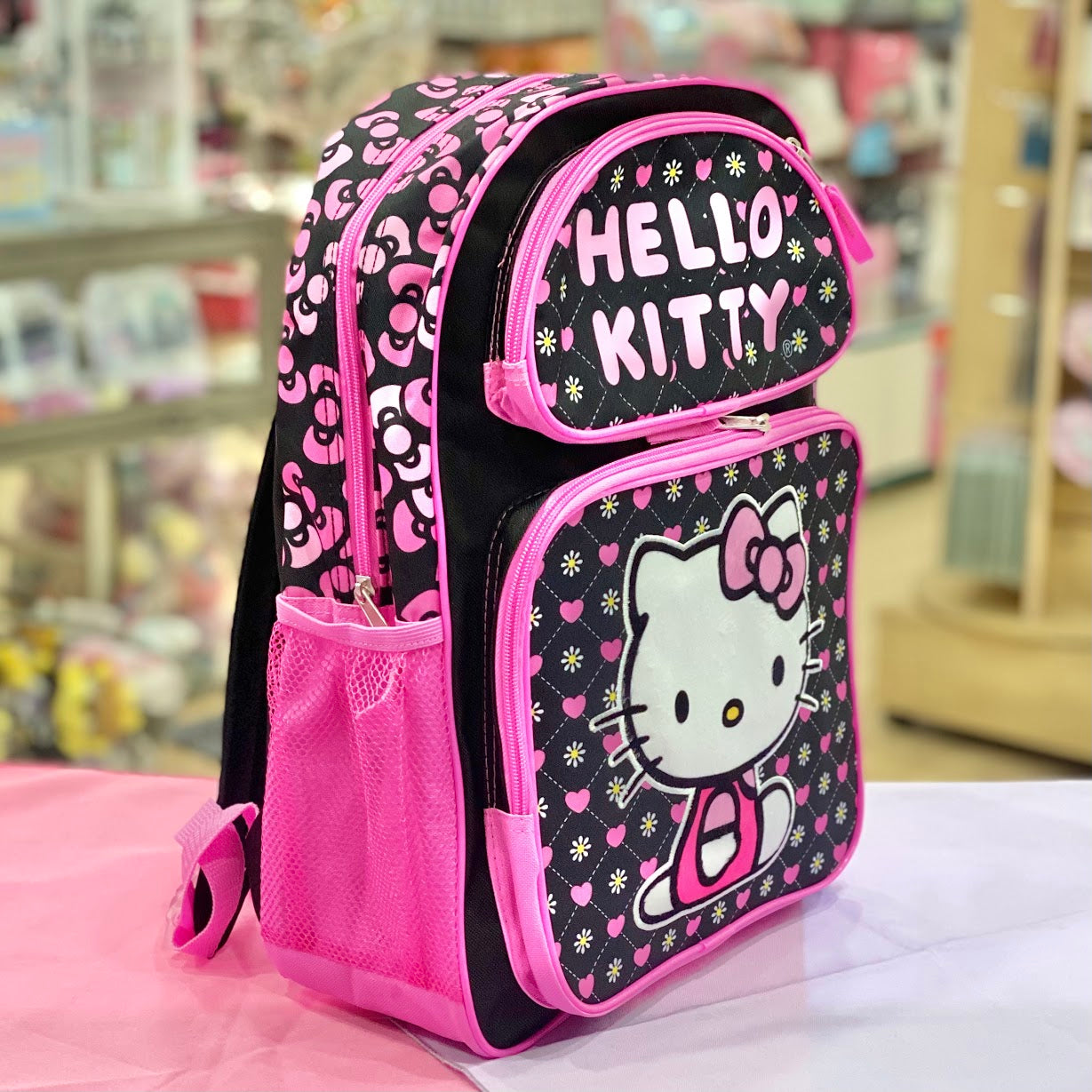 Hello Kitty "Heart Black" Backpack
