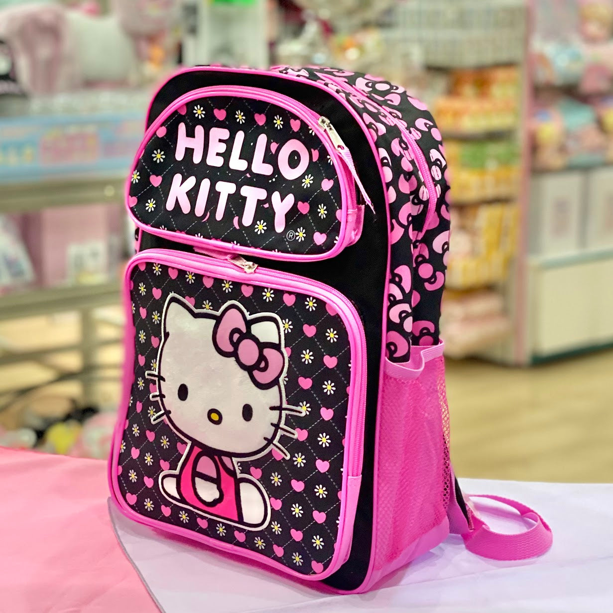 Hello Kitty "Heart Black" Backpack