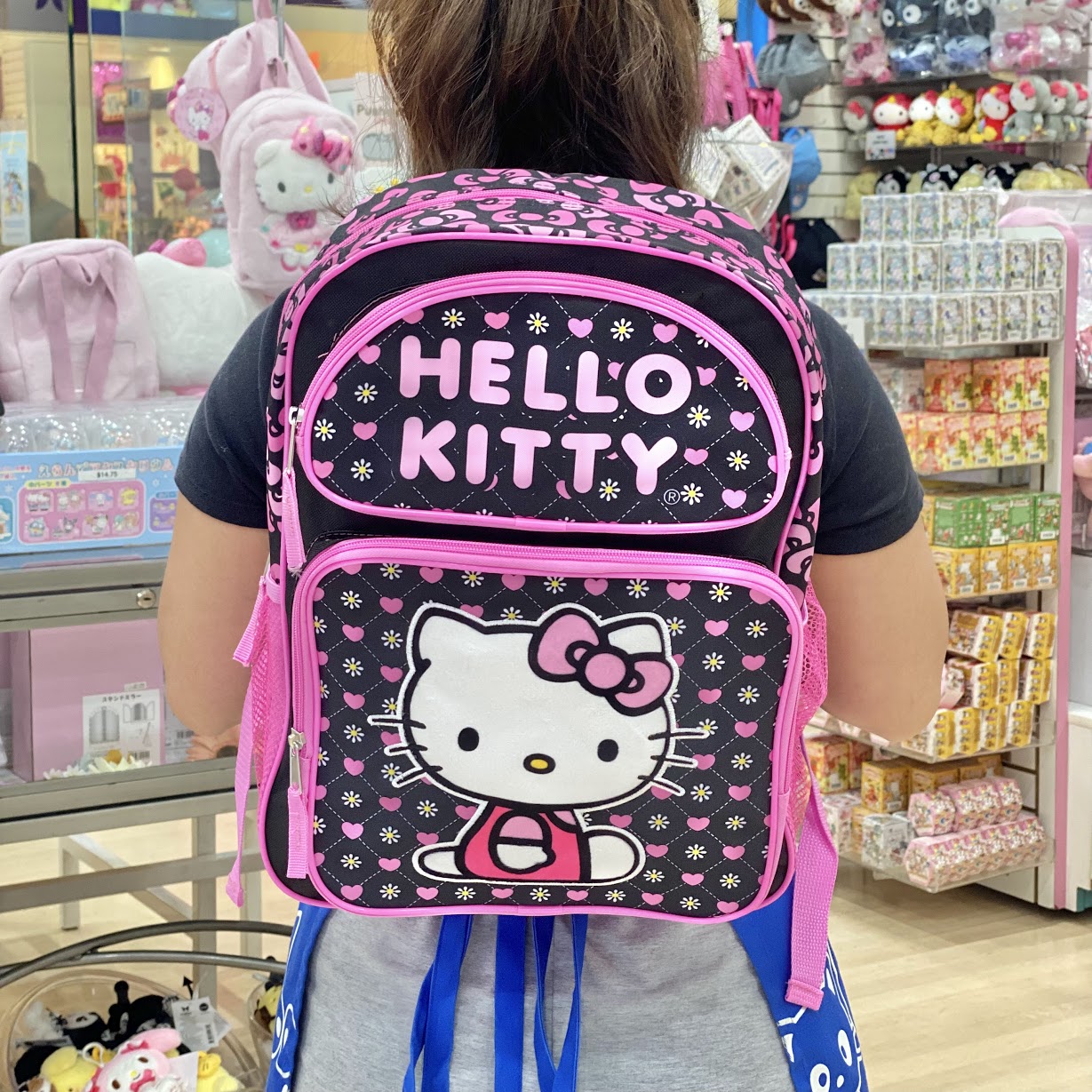 Hello Kitty "Heart Black" Backpack