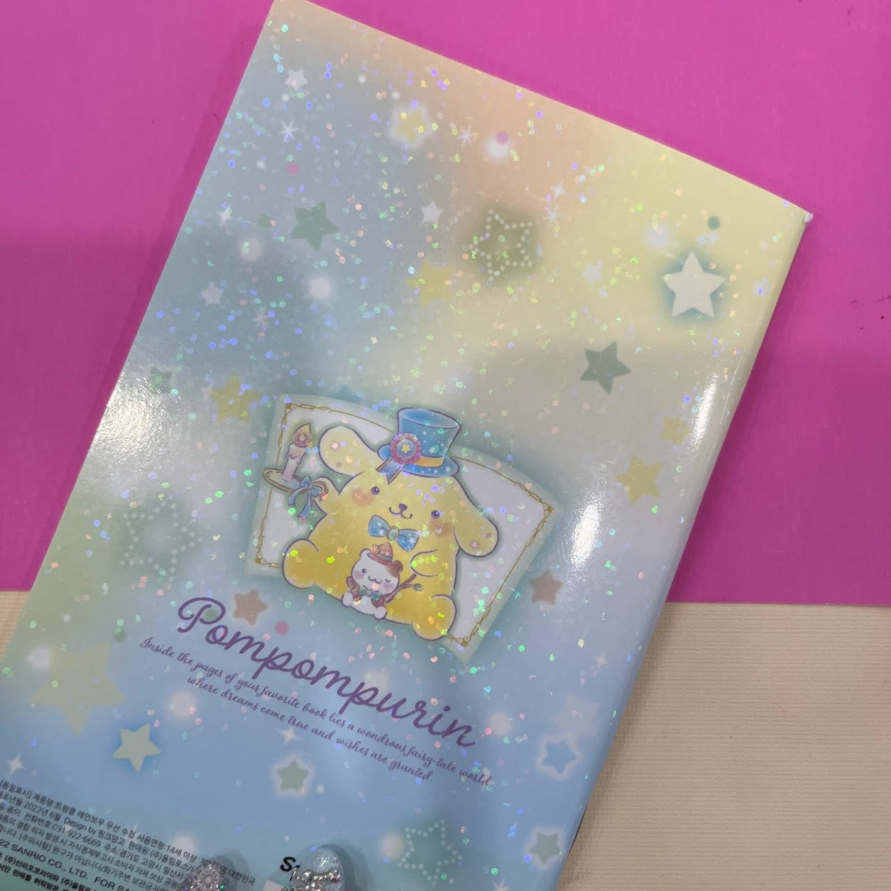 Pompompurin "Twinkle Rainbow" Notebook