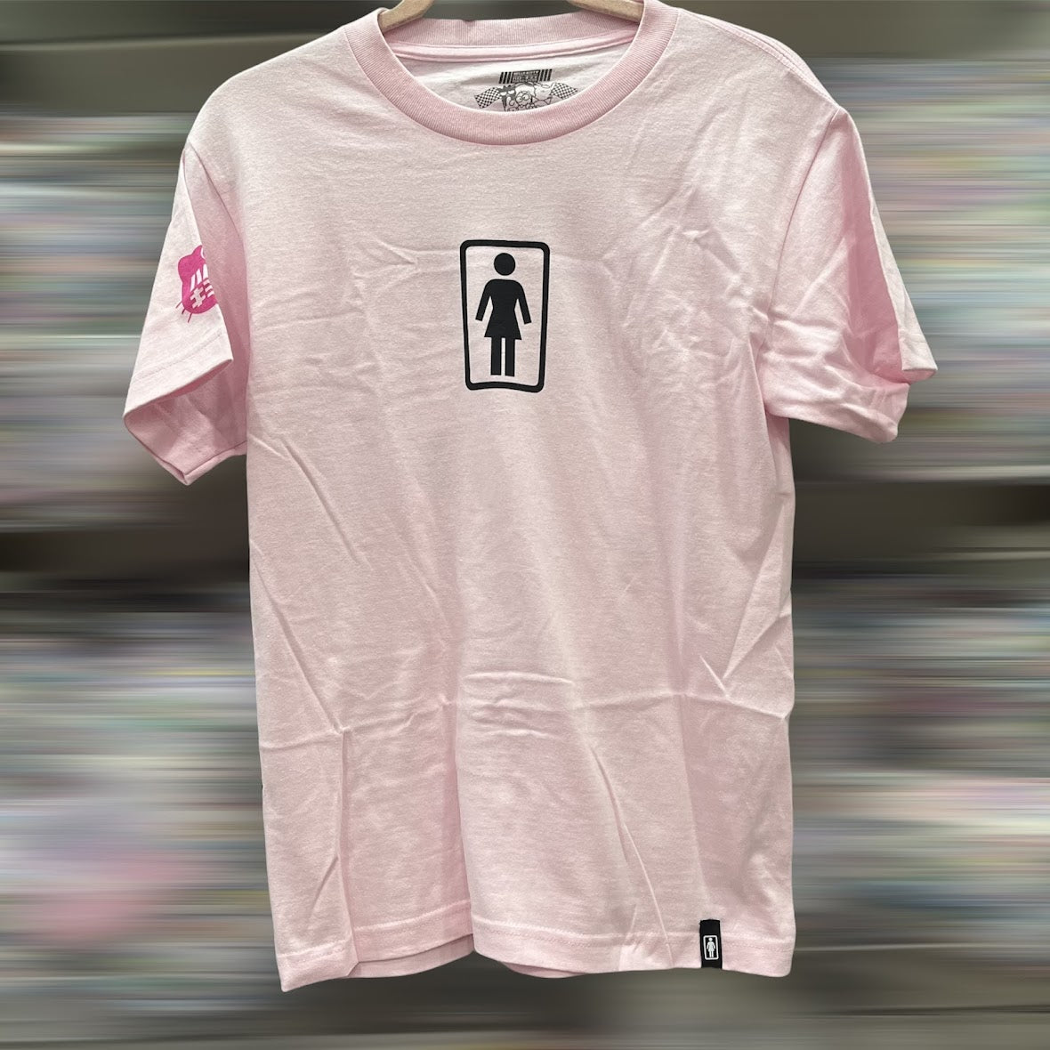 Girl x Sanrio "Tokyo Speed" Hello Kitty Tee (Pink)