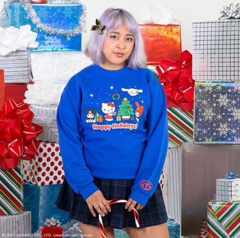 JapanLA Holiday Sweatshirt (Hello Kitty & Friends)
