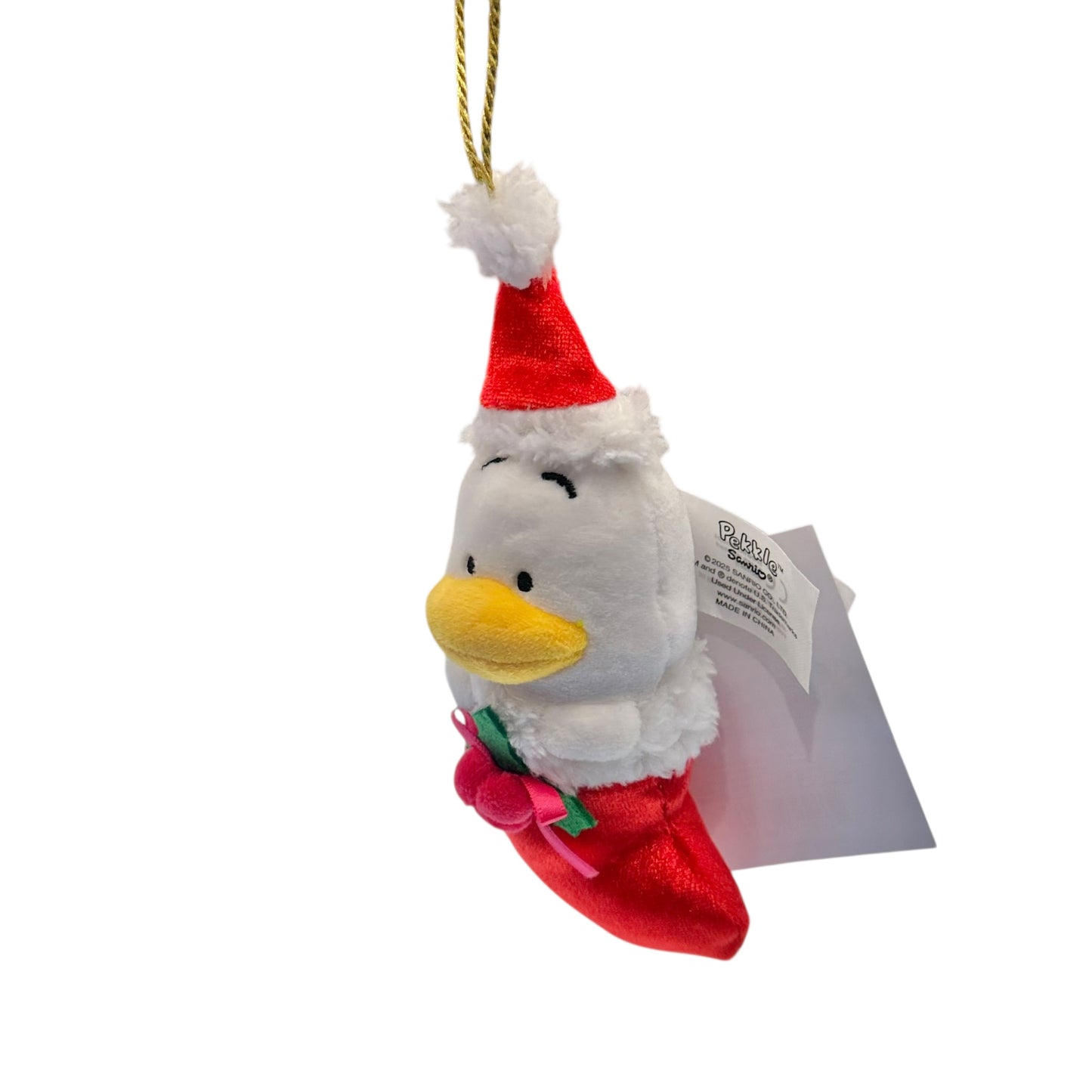 Ahiru No Pekkle Christmas Stocking Mascot Ornament