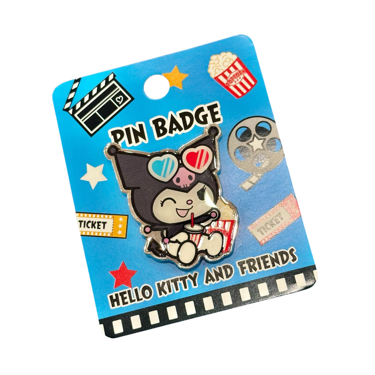 Kuromi "Movie Theater" Pin Badge