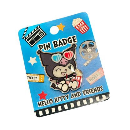 Kuromi "Movie Theater" Pin Badge