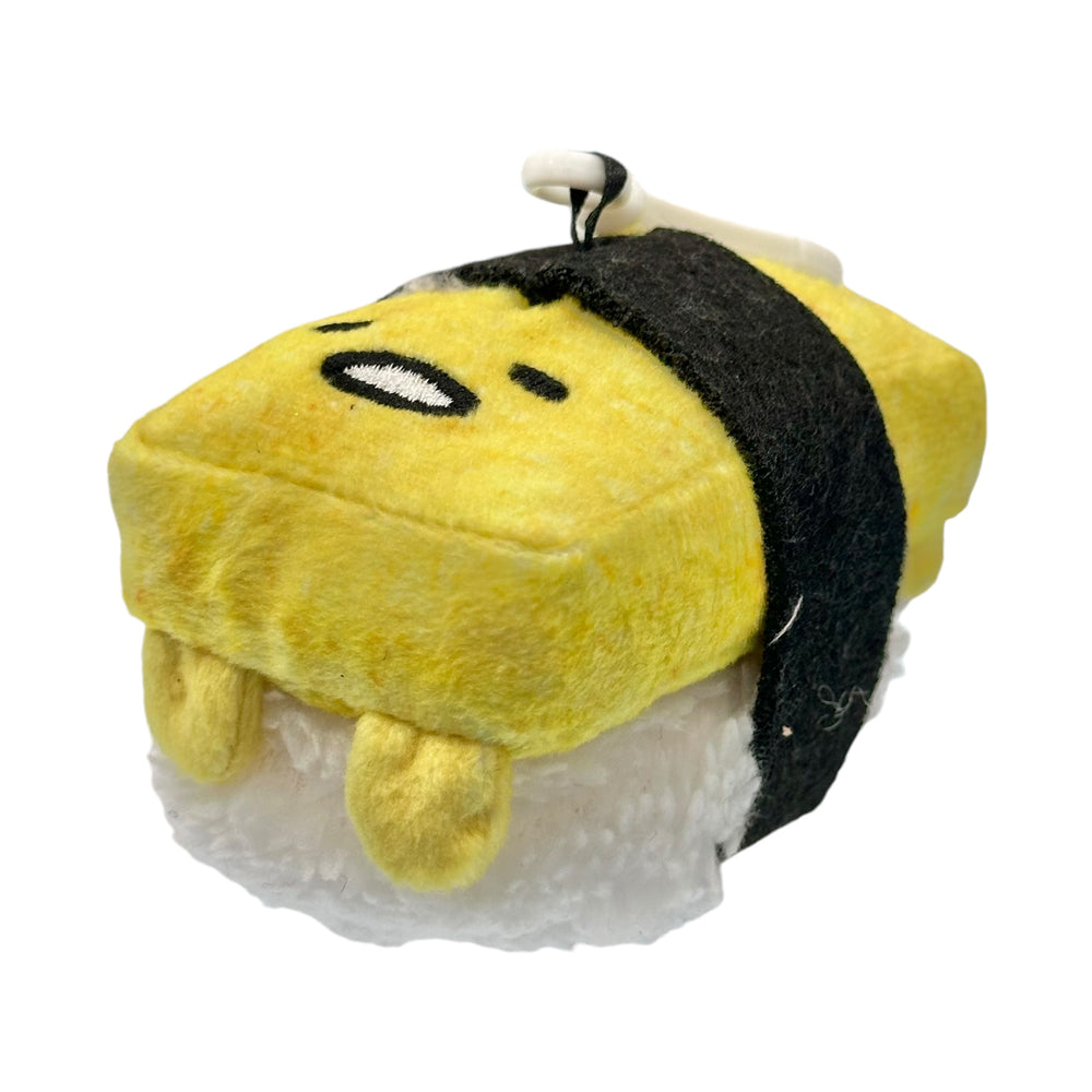 Gudetama "Egg" Sushi Mascot Clip On Plush