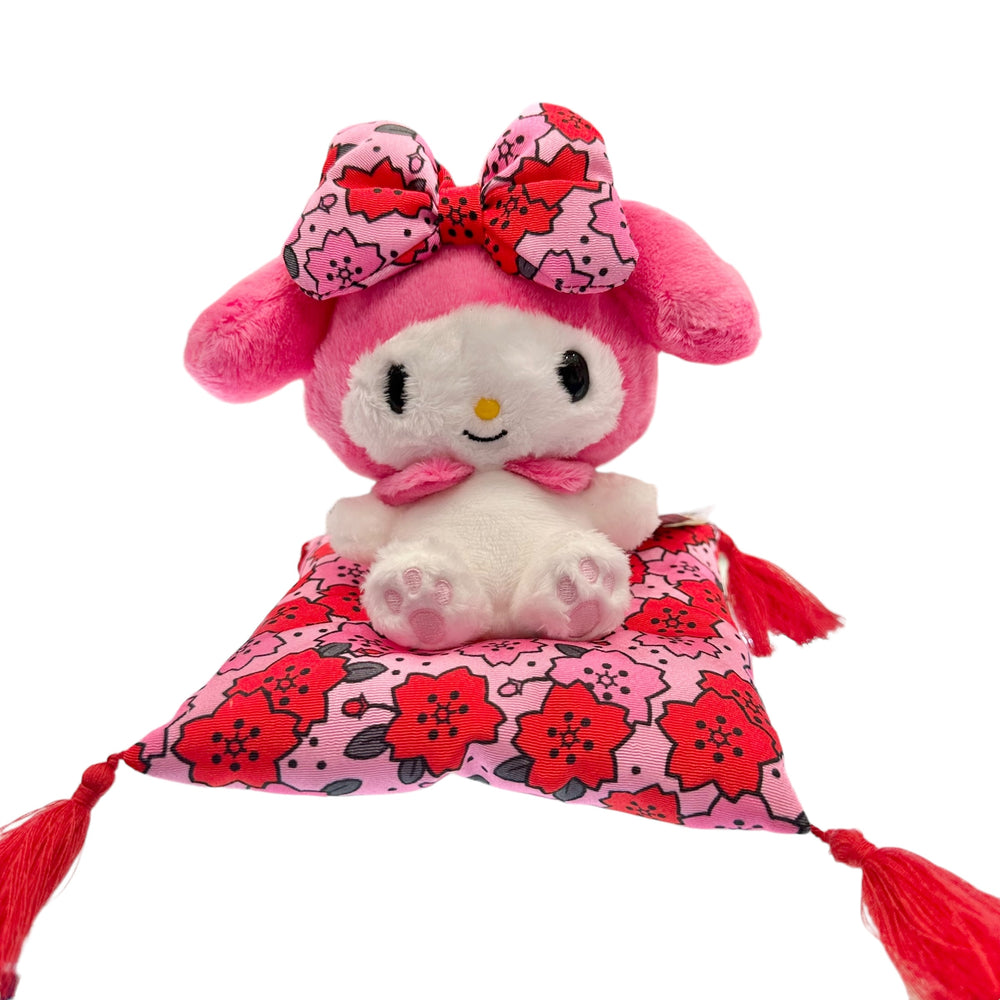 My Melody "Hanafuda" Sitting Plush