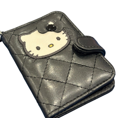 Hello Kitty "Black Quilt" Handy Mirror
