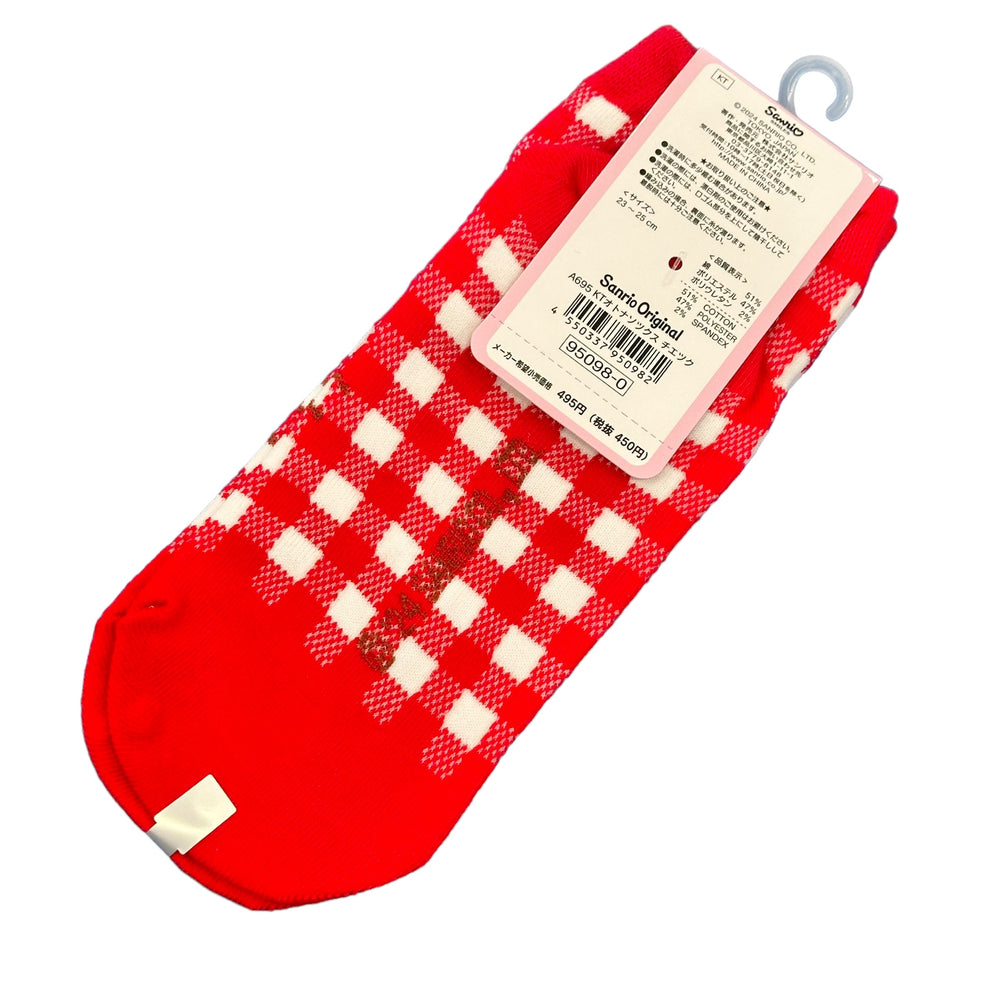 Hello Kitty Adult "Check" Socks