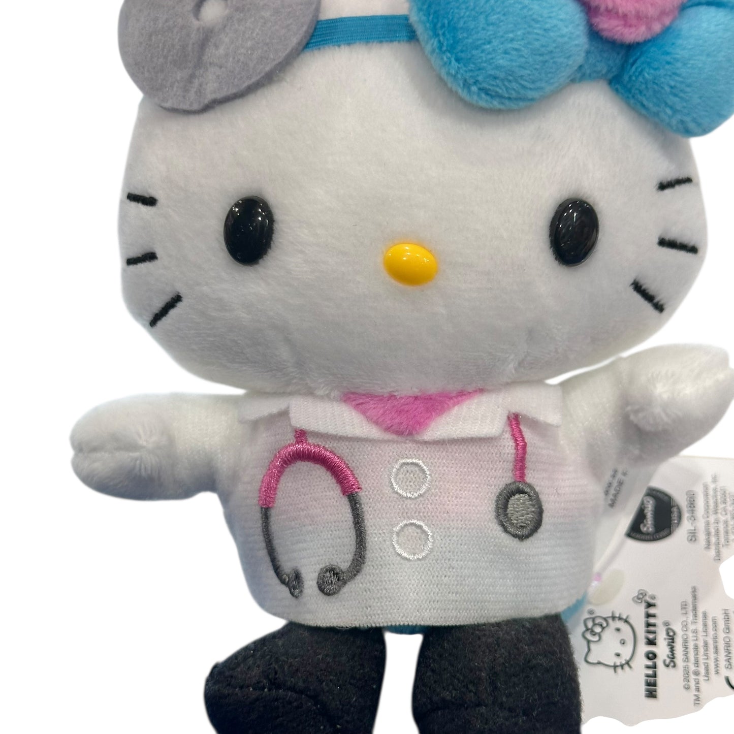 Hello Kitty "Doctor Occupation" Mascot Clip On