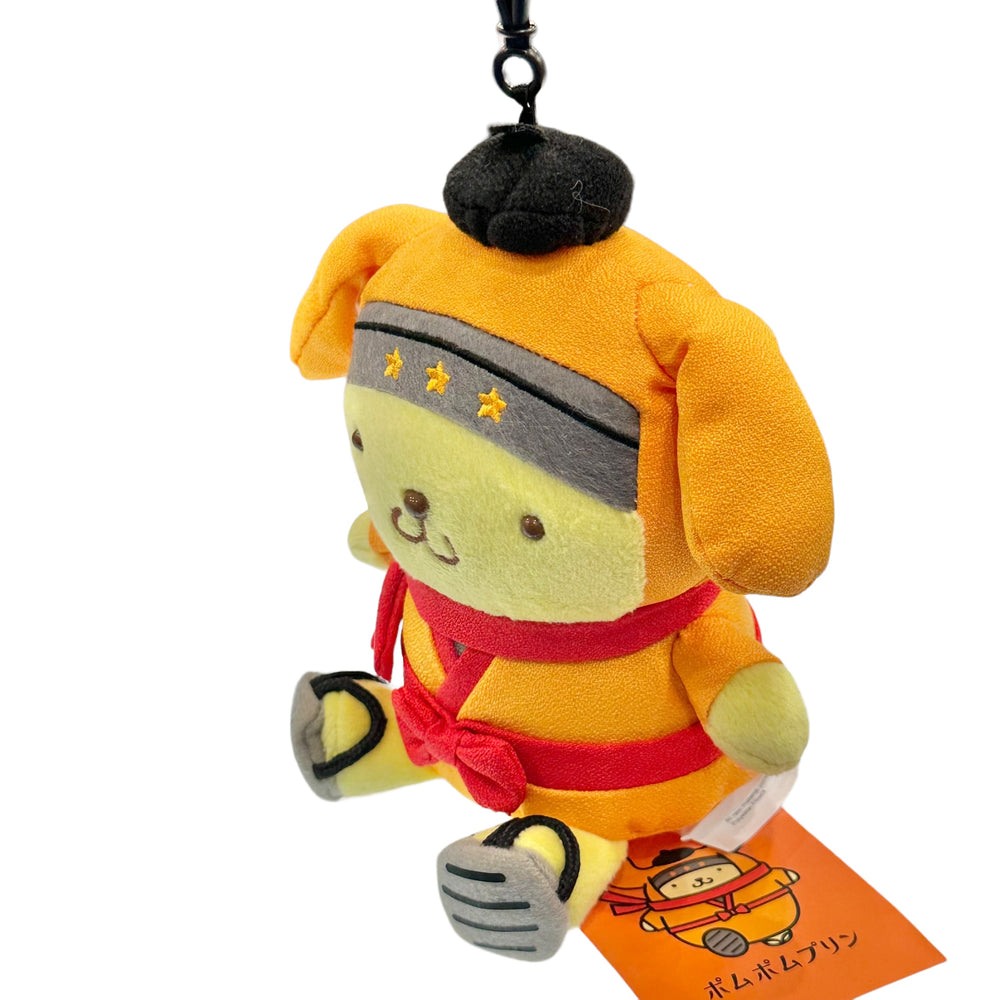 Pompompurin "Ninja" Mascot Clip On Plush