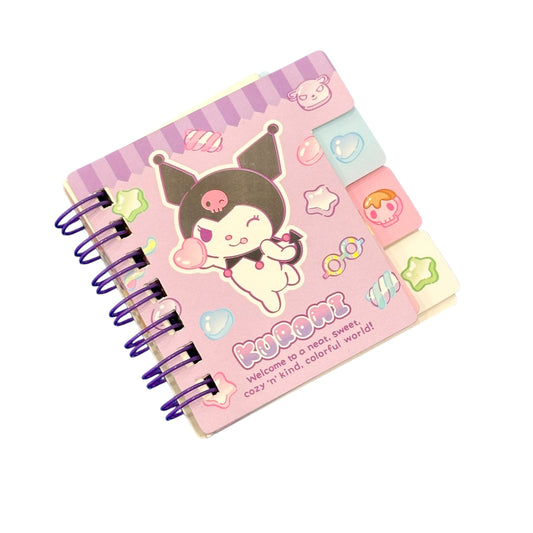 Kuromi Mini Index Notebook