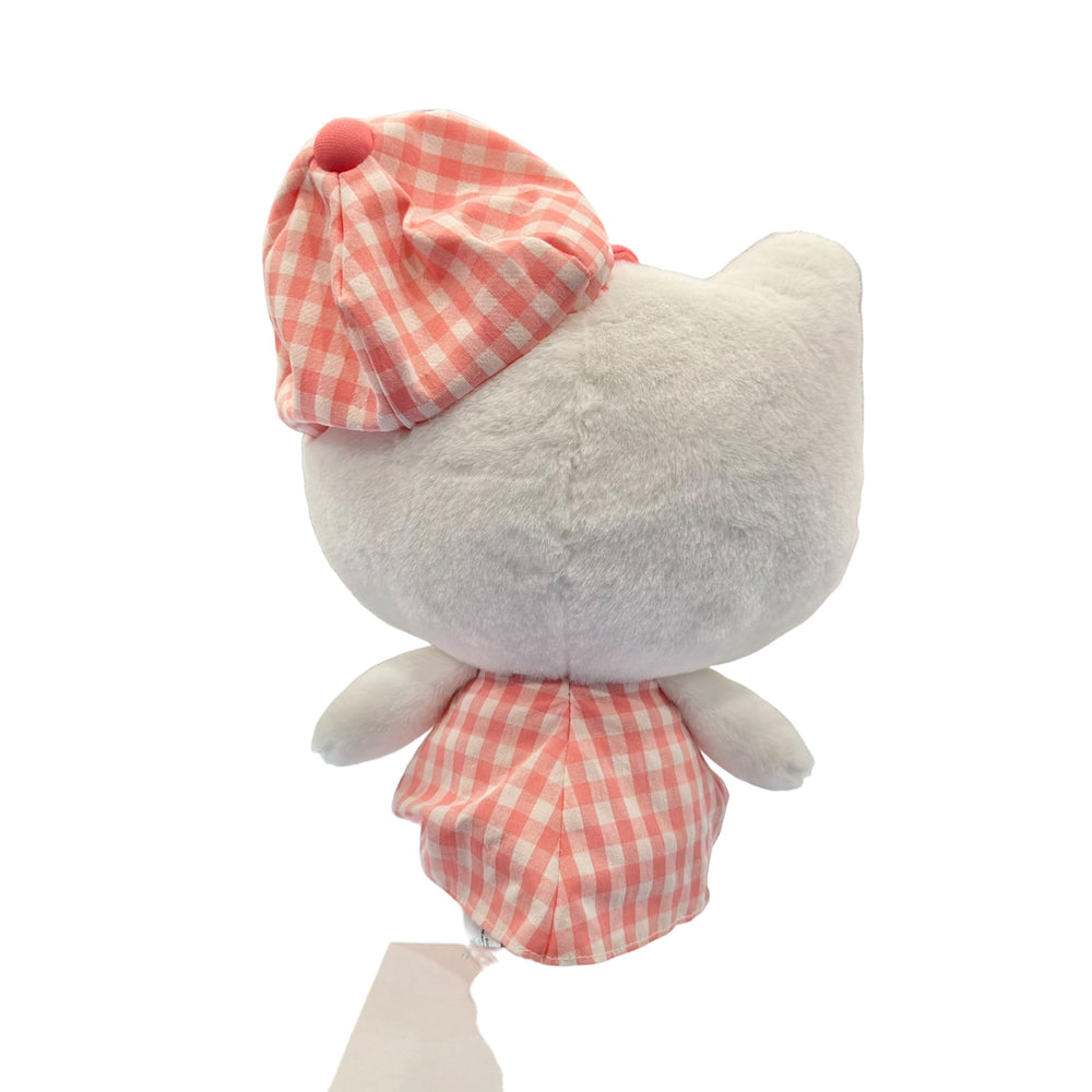 Hello Kitty "Gingham Casquette" 11in Plush