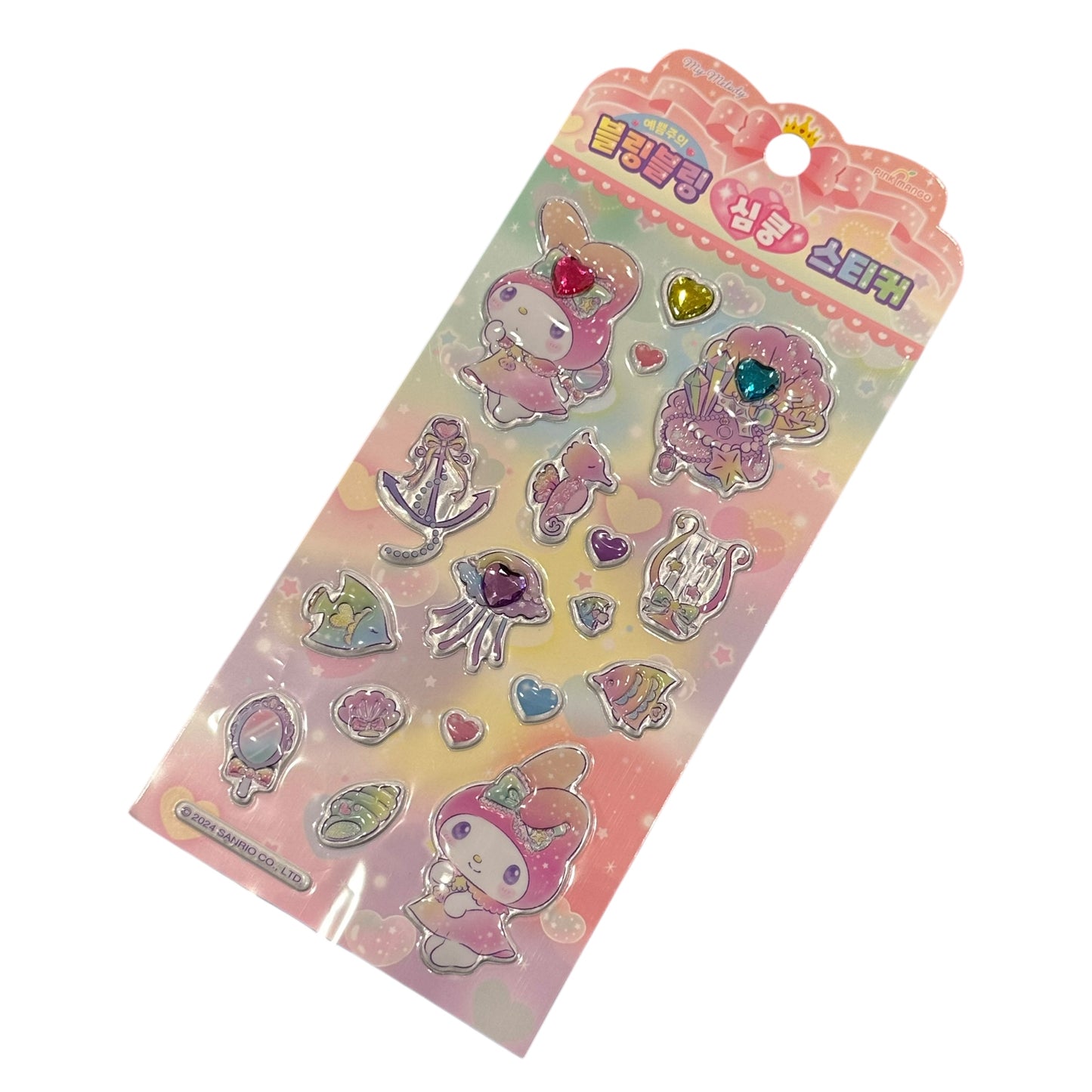My Melody "Bling Bling" Stickers