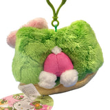 Hello Kitty "Donut Matcha" Clip-On Mascot Keychain